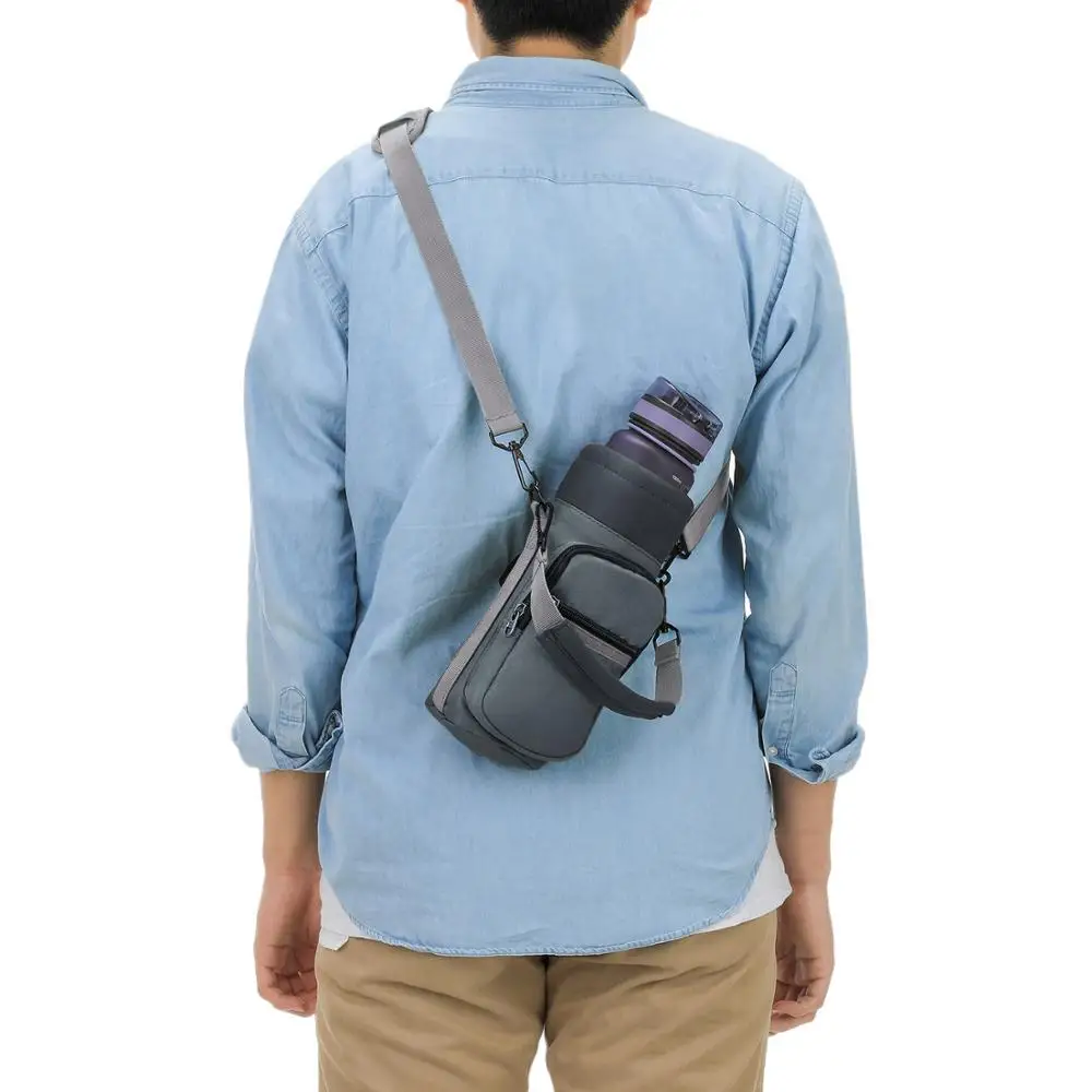 Барбарская сумка для бутылки с водой вмещает 40 унций уличные сумки ручкой