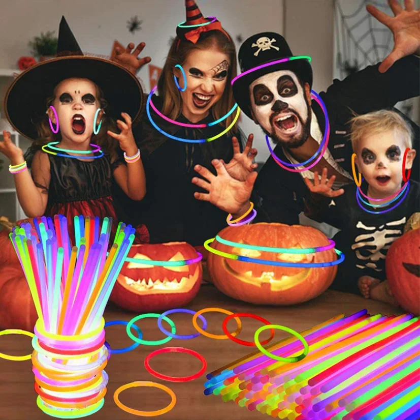 

Флуоресцентные разноцветные светящиеся неоновые ожерелья для свадебной вечеринки