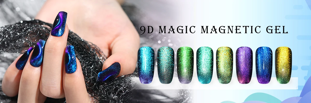 Ur Sugar 9D кошачий глаз УФ-гель для ногтей голографический блеск 5D магнитный гель лак замачиваемый УФ светодиодный Полупостоянный лак для ногтей
