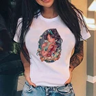 Женская футболка с рисунком принцессы из жасмина, женская футболка с графическим рисунком, хипстерская Летняя женская футболка с рисунком Tumblr, уличная одежда