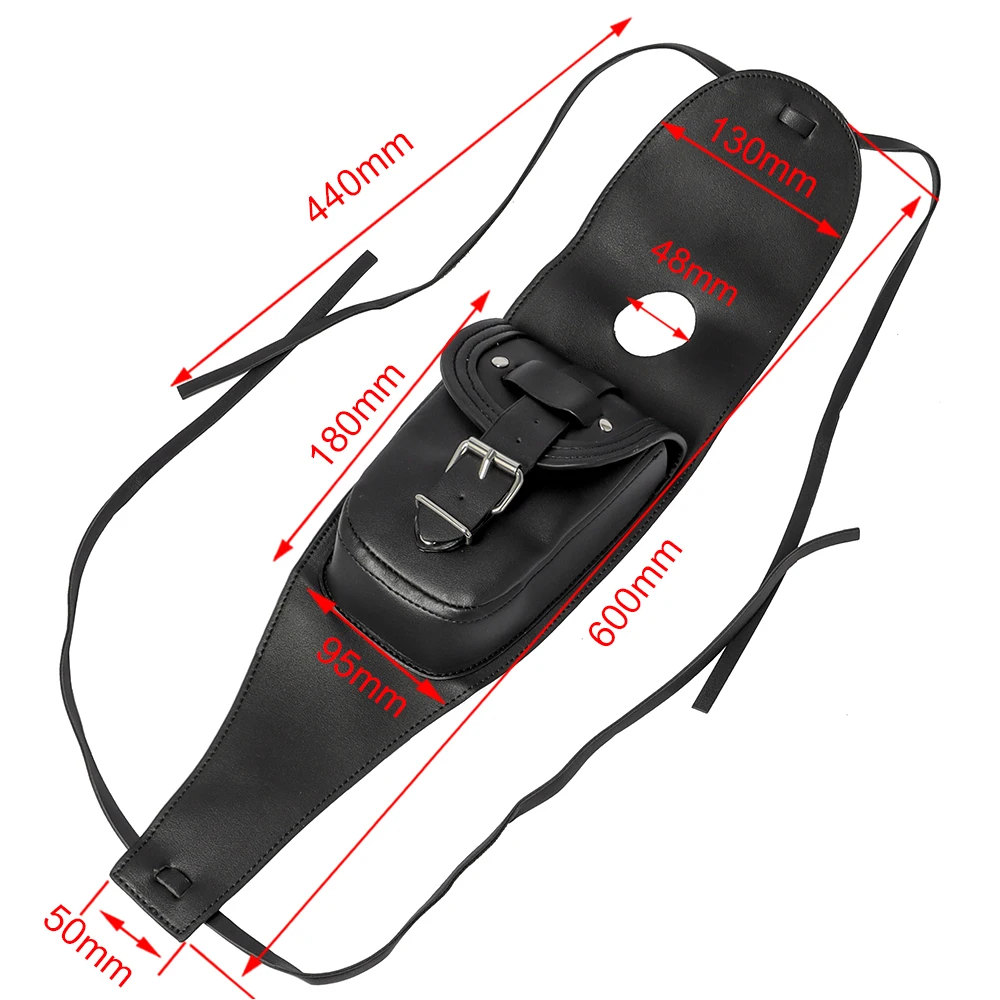 Черный мотоциклетный бензобак приборная панель Крышка центральной панели сумка