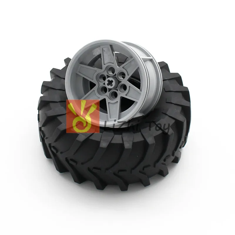 Технологическое колесо 56 мм D. X34 гоночное среднее 6-контактное отверстие с шиной