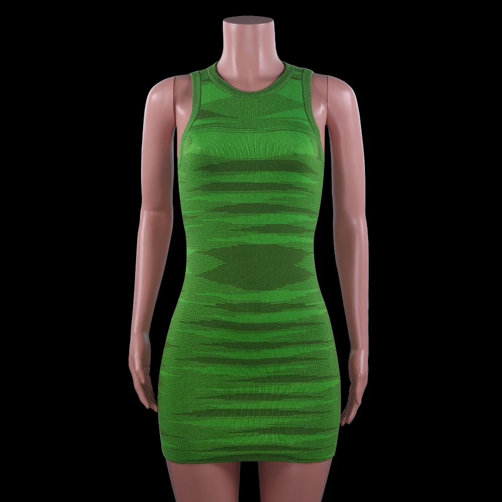 

2021 Summer Blue Knitted Mini Dress Women Off Shoulder O Neck Sexy Beach Vintage Party Y2K Casual Bodycon Dresses Holiday