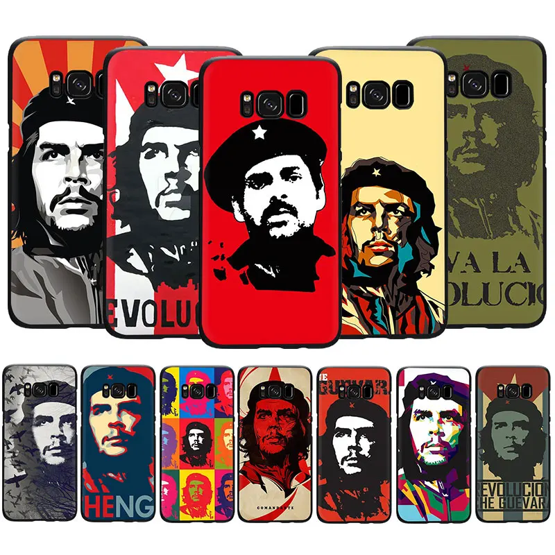Силиконовый чехол для телефона EWAU Che Guevara Samsung S6 S7 Edge S8 S9 S10 Note 8 9 10 plus S10e lite |