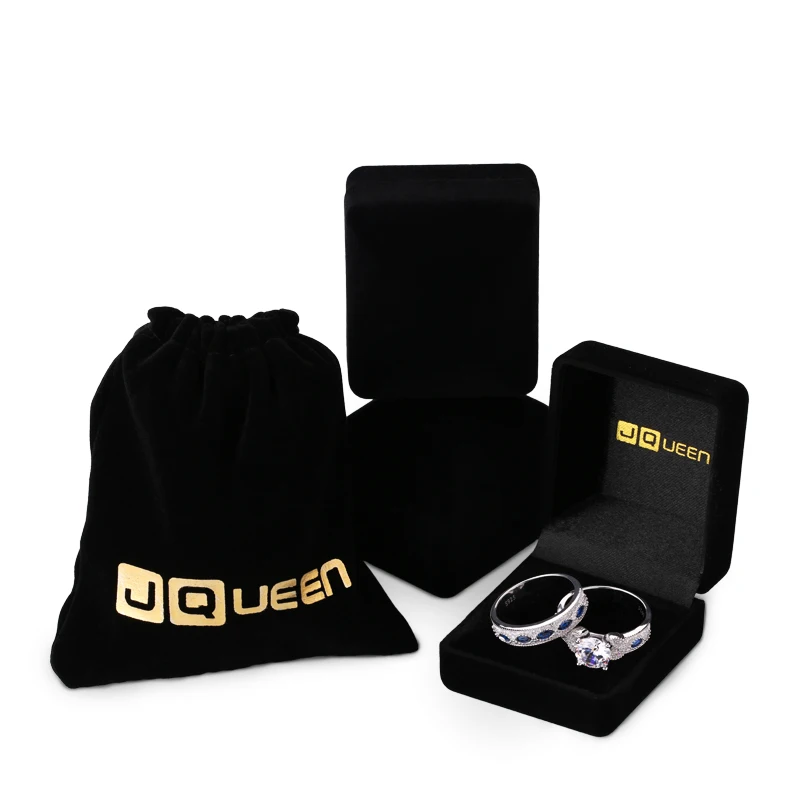 Женское кольцо из серебра 925 пробы с фианитом и сапфиром | Украшения аксессуары