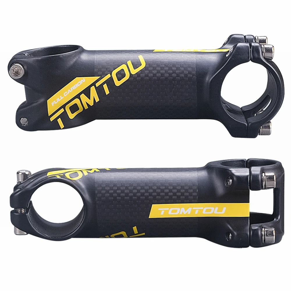 TOMTOU матовый желтый из углеродного волокна шоссейный велосипед Ручка Aero
