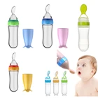 Детская ложка, бутылочка, кормушка, пипетка, силиконовые ложки для кормления, Детские лекарственные приборы для малышей, столовые приборы, Детские аксессуары для новорожденных