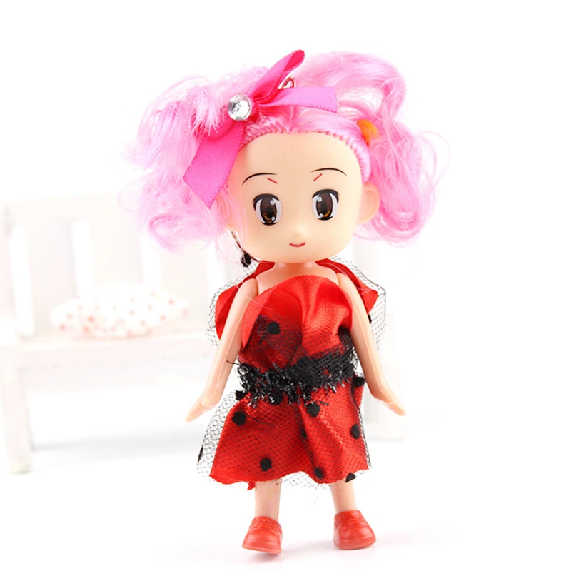 Миниатюрные путающие куклы игрушки девочка мальчик кукла 10 см голая модные для