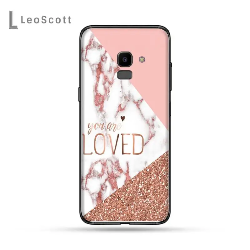 

Marble text Phone Case For Samsung Galaxy J2 J4 J5 J6 J7 J8 2016 2017 2018 Prime Pro plus Neo duo