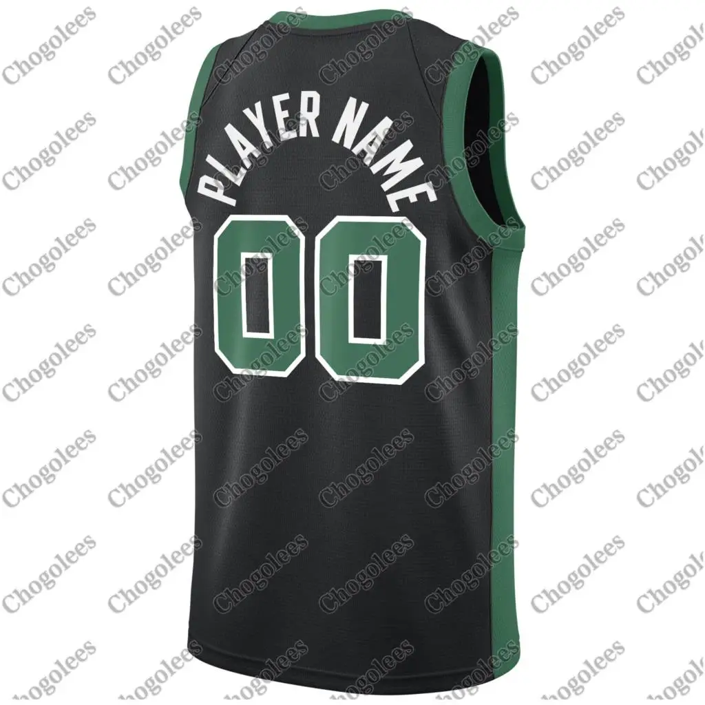 

Men Basketball Jersey Boston Swingman Custom Jersey Black Statement Edition