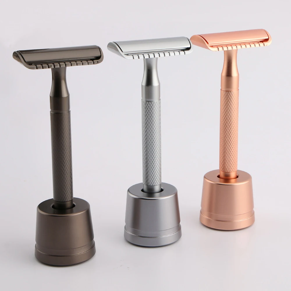 HAWARD Мужская Безопасная бритва с двойными краями Экологичная для женщин закрытая