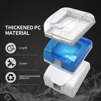 plastic wall switch waterproof cover box good protector for light panel socketdoorbellbathroomkitchen switch accessory