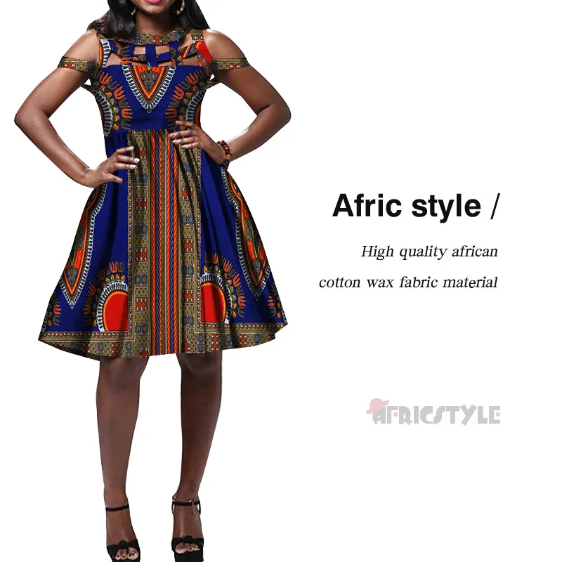 Новинка 2020 африканские платья для женщин одежда с принтом в африканском стиле