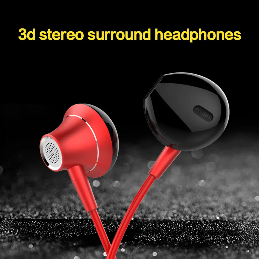 KIAACASE 3.5mm Earphone Headset Stereo Earbuds Earphones Universal Sports Bass For Samsung Xiaomi Huawei fone de ouvido | Электроника