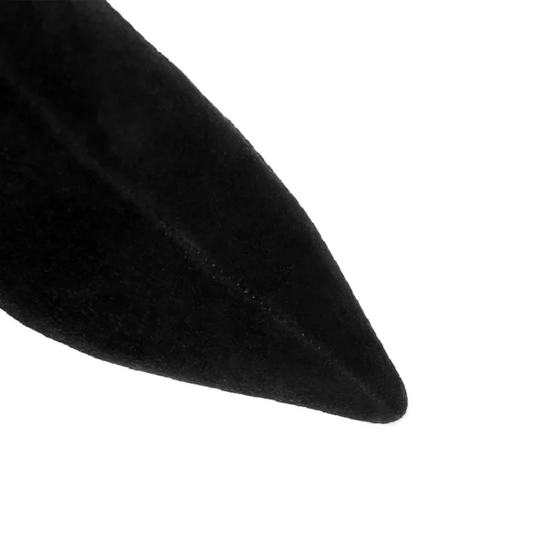 Женские замшевые ботильоны с острым носком на квадратном каблуке размеры 4 8