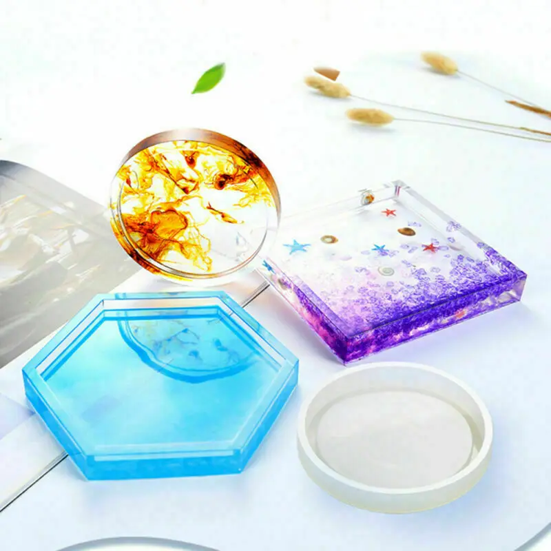 Силиконовая форма сделай сам для хрустальной эпоксидной смолы чая изготовлена