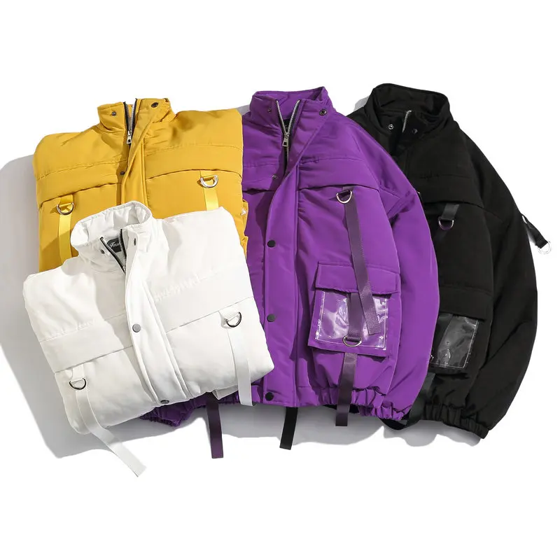 Мужская повседневная куртка на хлопковом наполнителе утепленная ветрозащитная