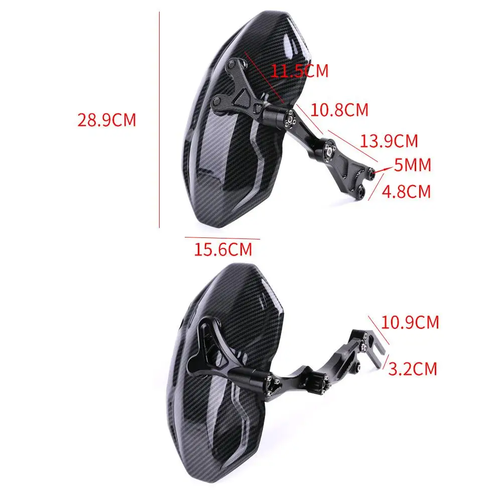 

Electric Motorcycle Carbon Fiber Rear Mudguard 14 Inch Tires Or Less For Little Monkey M3 M5
