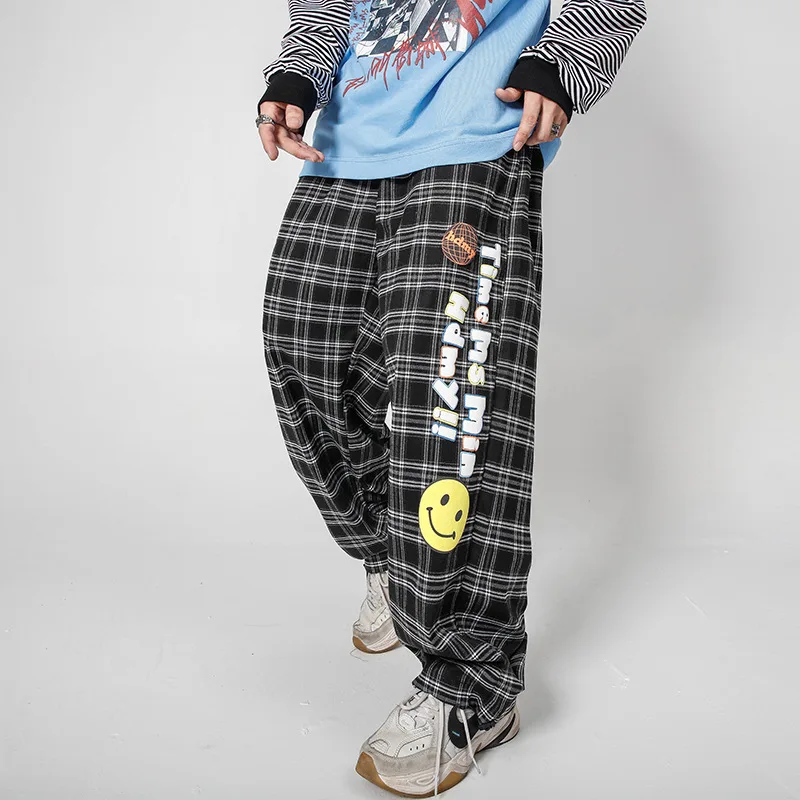 

Брюки-карго мужские с множеством карманов, повседневные Джоггеры в клетку, шаровары с принтом миров и земли, уличная одежда в стиле хип-хоп, ...