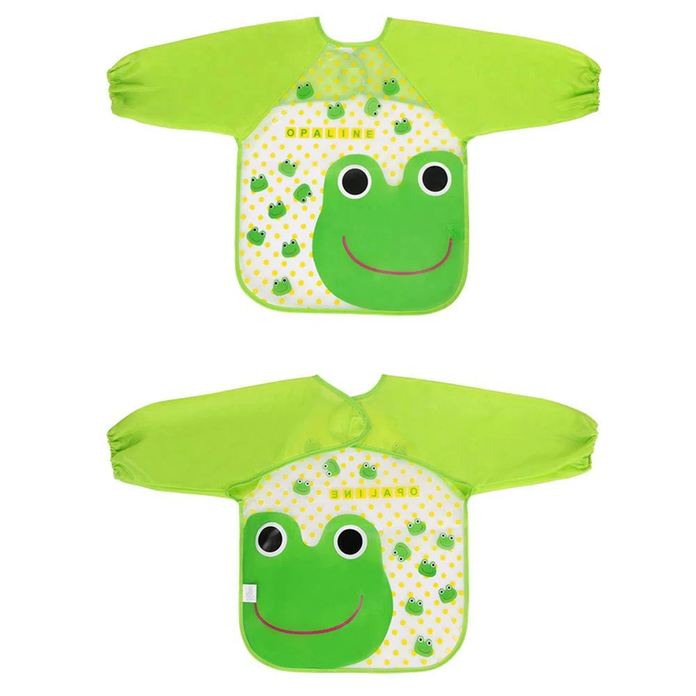 4 шт. Детский водонепроницаемый фартук с длинным рукавом | Детская одежда и обувь