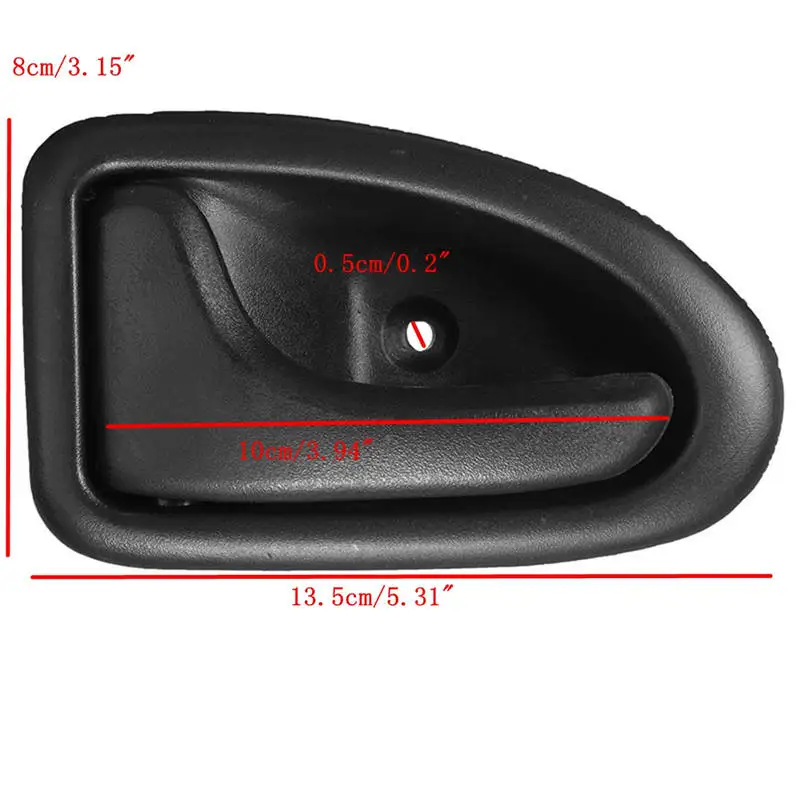 Ручка для внутренней двери Renault Clio левая и черная ручка 1998 2002 Scenic 2005|knob electrical|handle