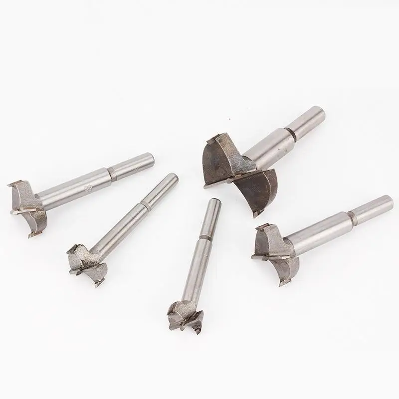 

15mm-80mm Forstner Tips Woodworking Tools Boring Wood Working Hole Opener Saw Cutter Hinge Drill Bit Round Shank