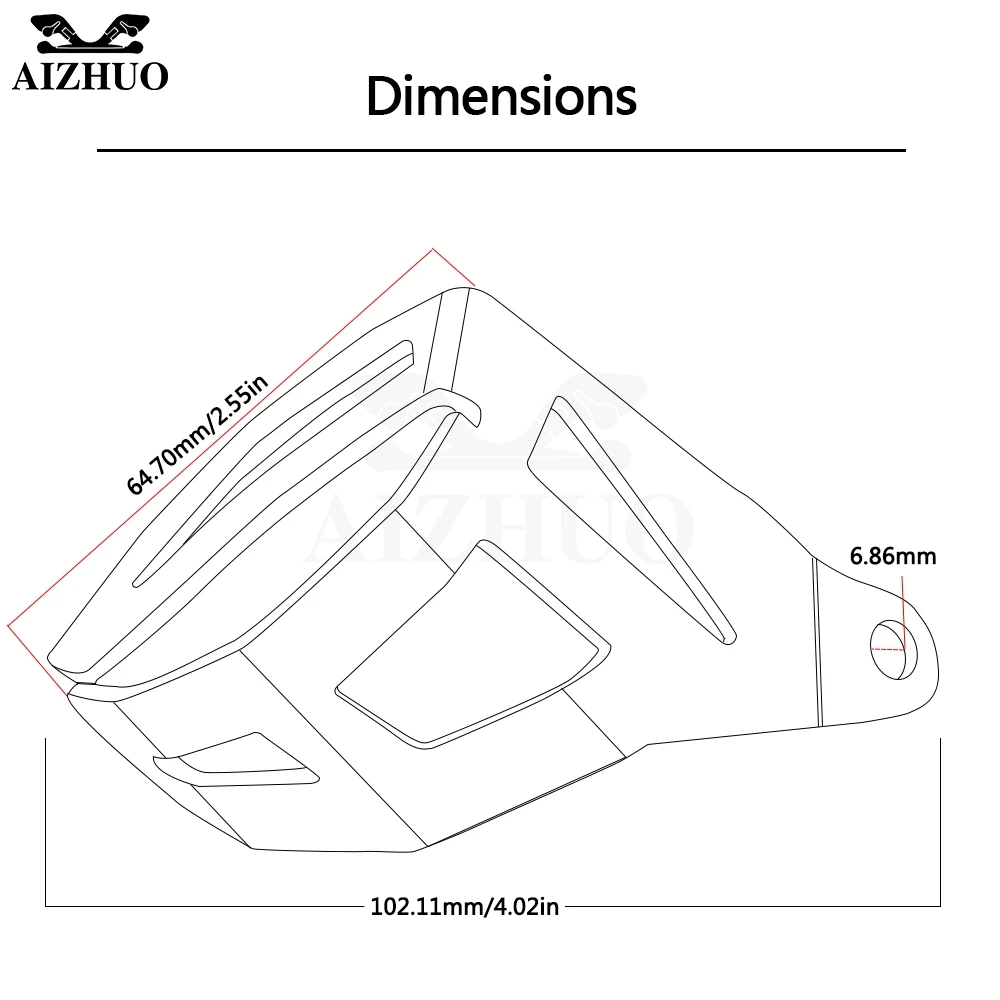 Защитная крышка мотоцикла для BMW R1200GS LC ADV 2014 2016 2015 R 1200 GS ADVENTURE|Накладки и