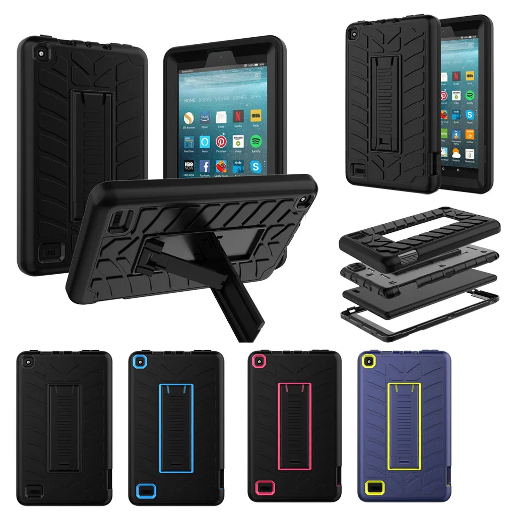 Чехол для планшета Amazon Kindle All-New Fire 7 2019 Универсальный новый твердый ударопрочный