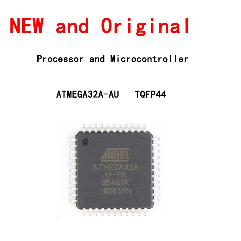 ATMEGA32A AU 8 битный микроконтроллер AVR 32 к флэш памяти 44 TQFP Новый и