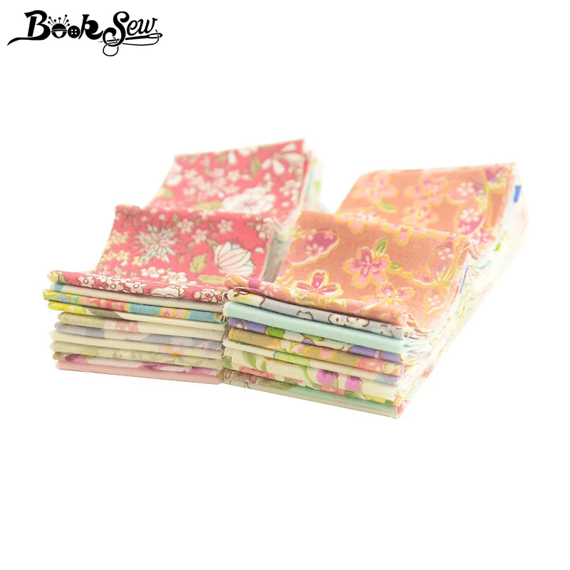 Ткань для рукоделия 100% хлопок саржа цветы 5x5 0 см/шт. в рулоне | Дом и сад