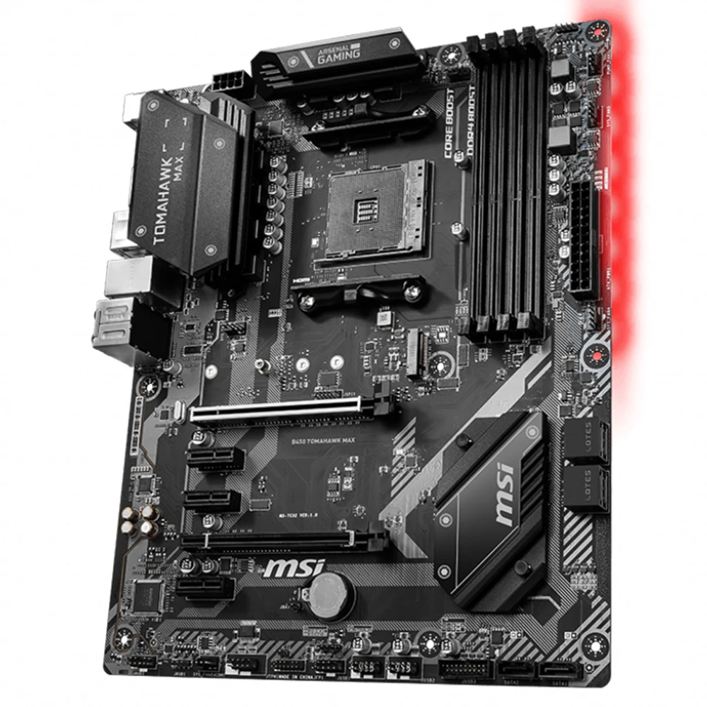 

AMD Ryzen 7 3700X R7 3700X CPU + MSI B450 TOMAHAWK MAX Motherboard Suit Socket AM4 All New but without Cooler