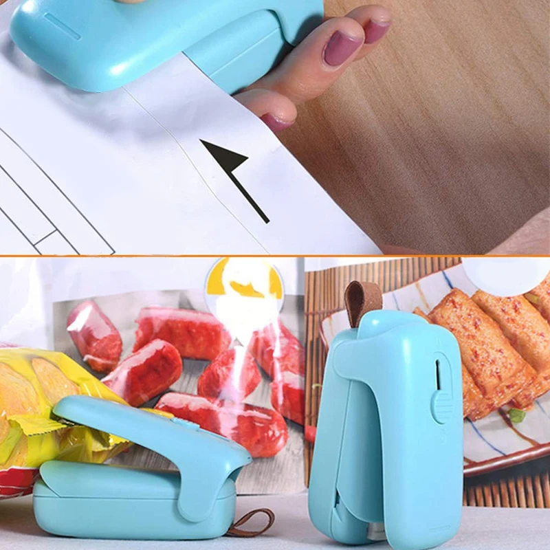Bag Sealer 2 in 1 Heat and Handheld Portable Resealer for Plastic Bags Food Storage Snack Fresh Or | Бытовая техника