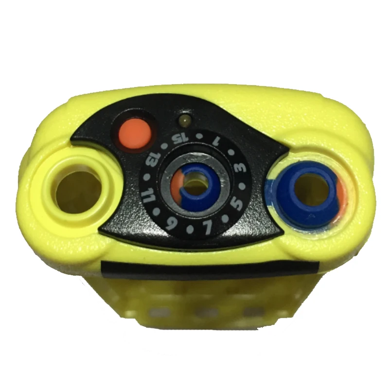 Black/Yellow Front Cover Housing Case Shell For Motorola GP328 PRO5150 Radio
