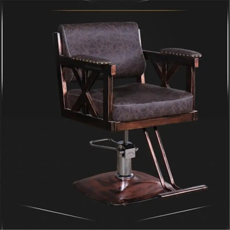 MODEL R Schoonheidssalon Mueble Stoelen cappersstoelen Barbeiro Hair Sedie De Belleza Sedia Cadeira Salon Barbearia Silla парикмахерское кресло - Цвет: MODEL R