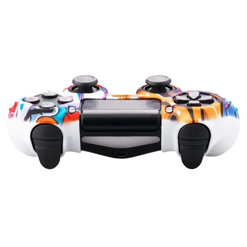 Противоскользящий Силиконовый чехол для Dualshock 4 PS4 Pro тонкий контроллер и ручка