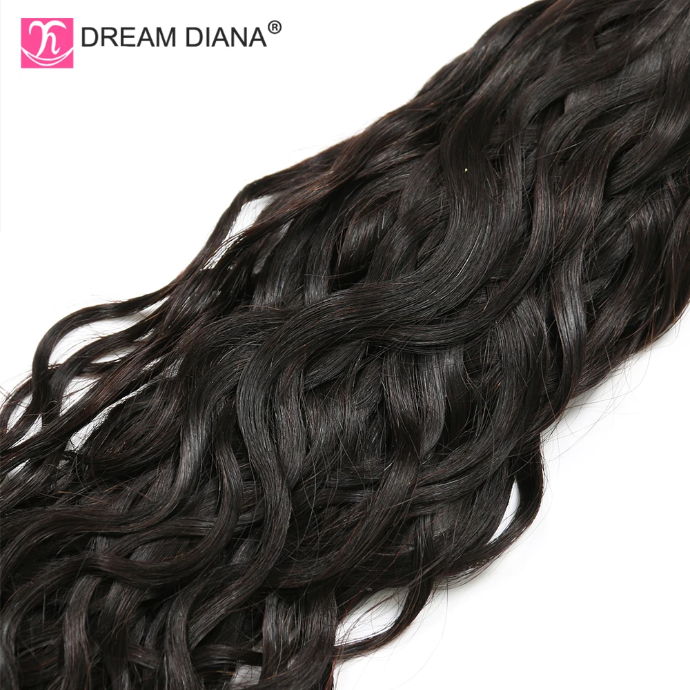 DreamDiana бразильские натуральные волнистые волосы 4 пряди 8 &quot 30&quot Remy натуральный