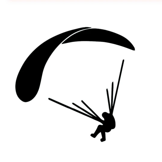 Оригинальные забавные наклейки для параплана водостойкие солнцезащитные