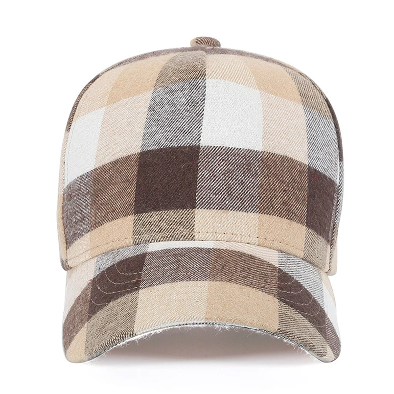 TOHUIYAN, мягкая хлопковая клетчатая бейсболка, мужская, женская, Bone Gorras, Snapback, шапка, весна-лето, Регулируемая Кепка, s, для отдыха, Casquette, шапки