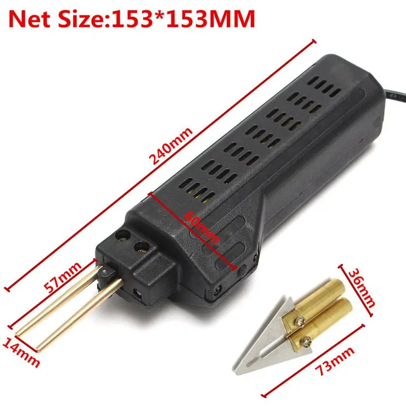 Hot Stapler 220-250V Staples Welder Machine Car Bumper Plastic Welding Torch Fairing Auto Body Tool 0.6/0.8mm + 200 |