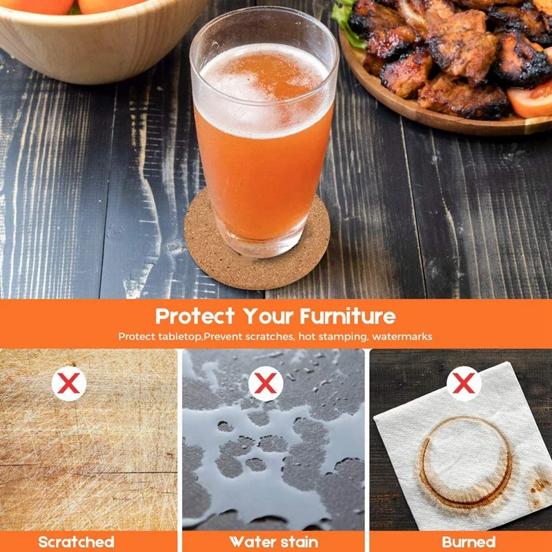 Подставки из пробки с держателем термостойкие подставки натуральной для