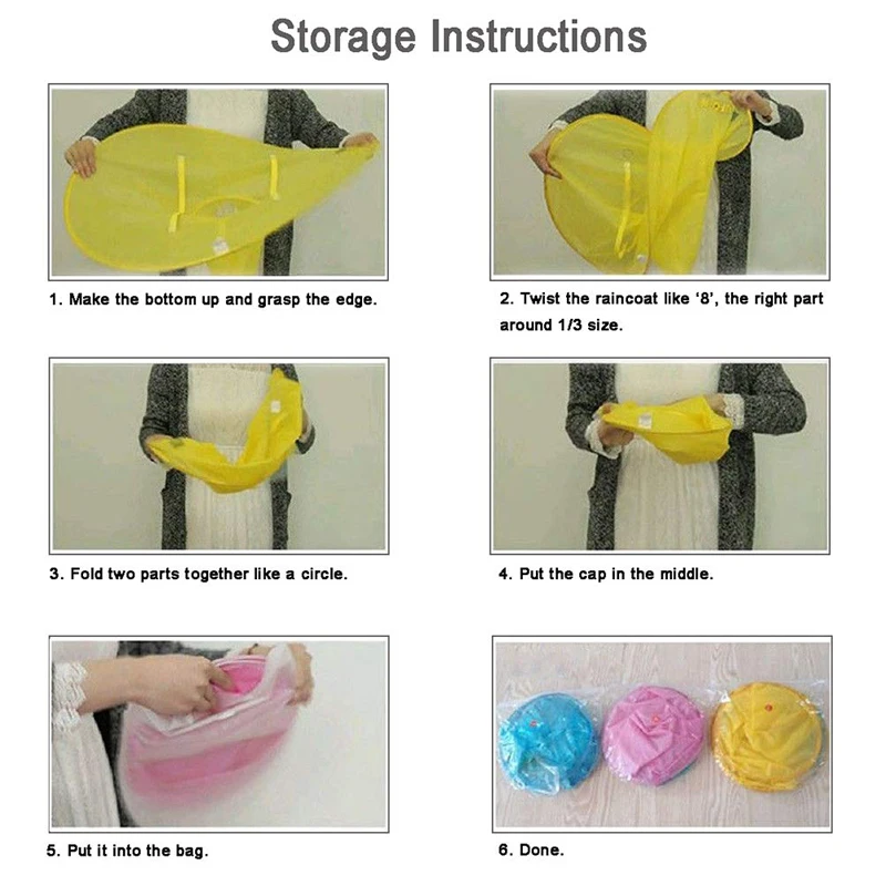 

Creative Kids Rain Cover Cute Cartoon Duck UFO Children's Raincoat Boys And Girls Umbrella Hat Windproof Poncho Rain Gear Hot