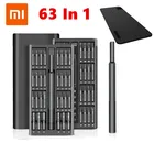 Набор отверток Xiaomi 63 в 1, прецизионные магнитные Биты Phillips Torx, портативный ручной ремонтный набор инструментов для ноутбука