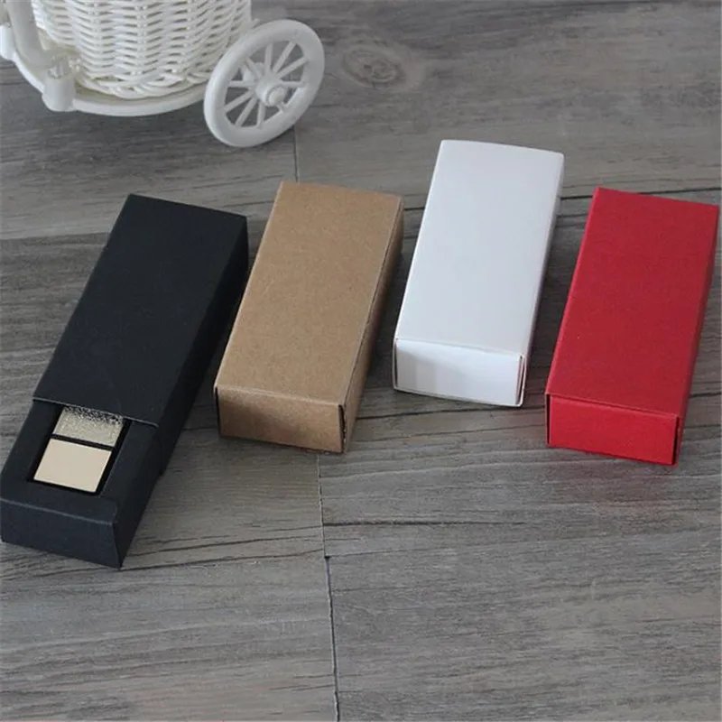 5 шт./лот маленький ящик для ювелирных изделий бумажная коробка губная помада