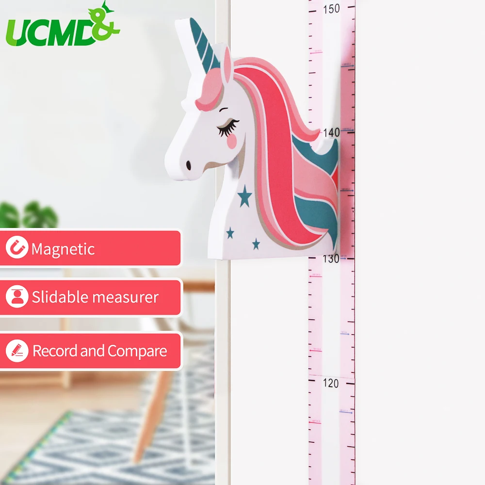 

Growth Chart for Kids Removable Height Measure Chart Ruler for Toddler Height Wall Chart for Boy Girl Room Wall Decor (Dinosaur)