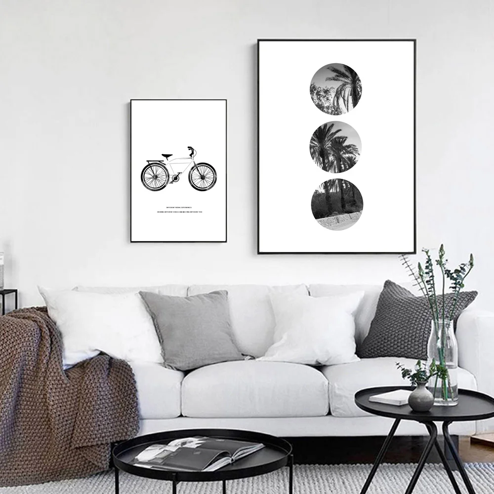 Абстрактные настенные художественные картины холст кокосовое дерево