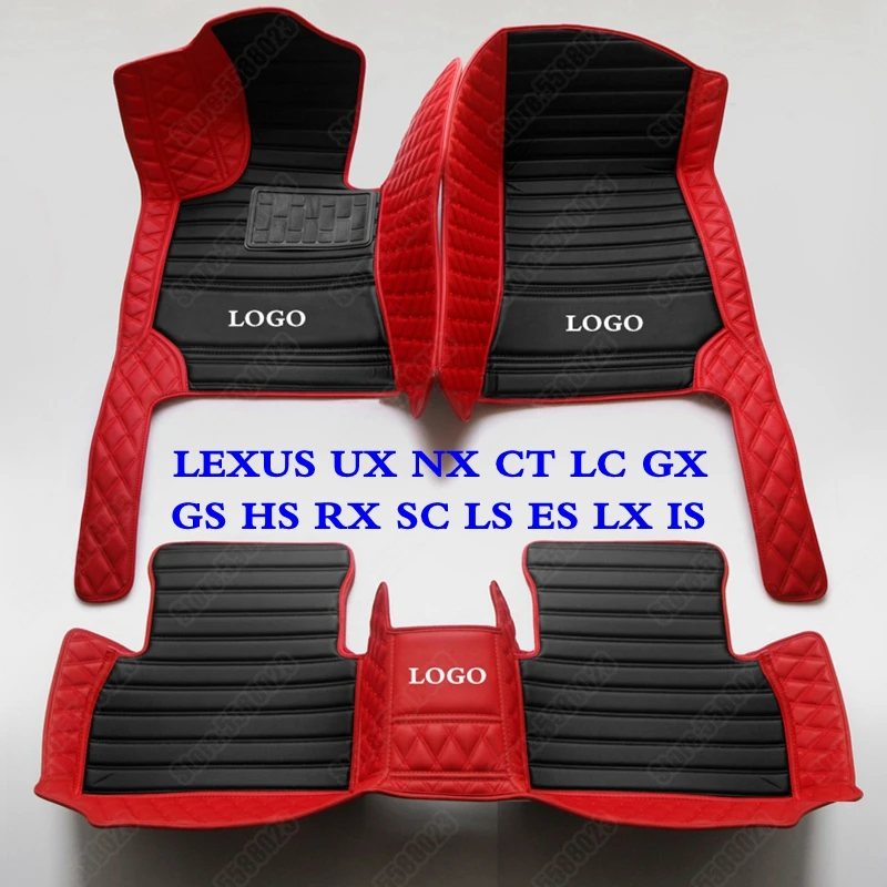Пользовательские 3D Автомобильные ножные коврики для LEXUS UX NX CT LC GX GS HS RX SC LS ES LX