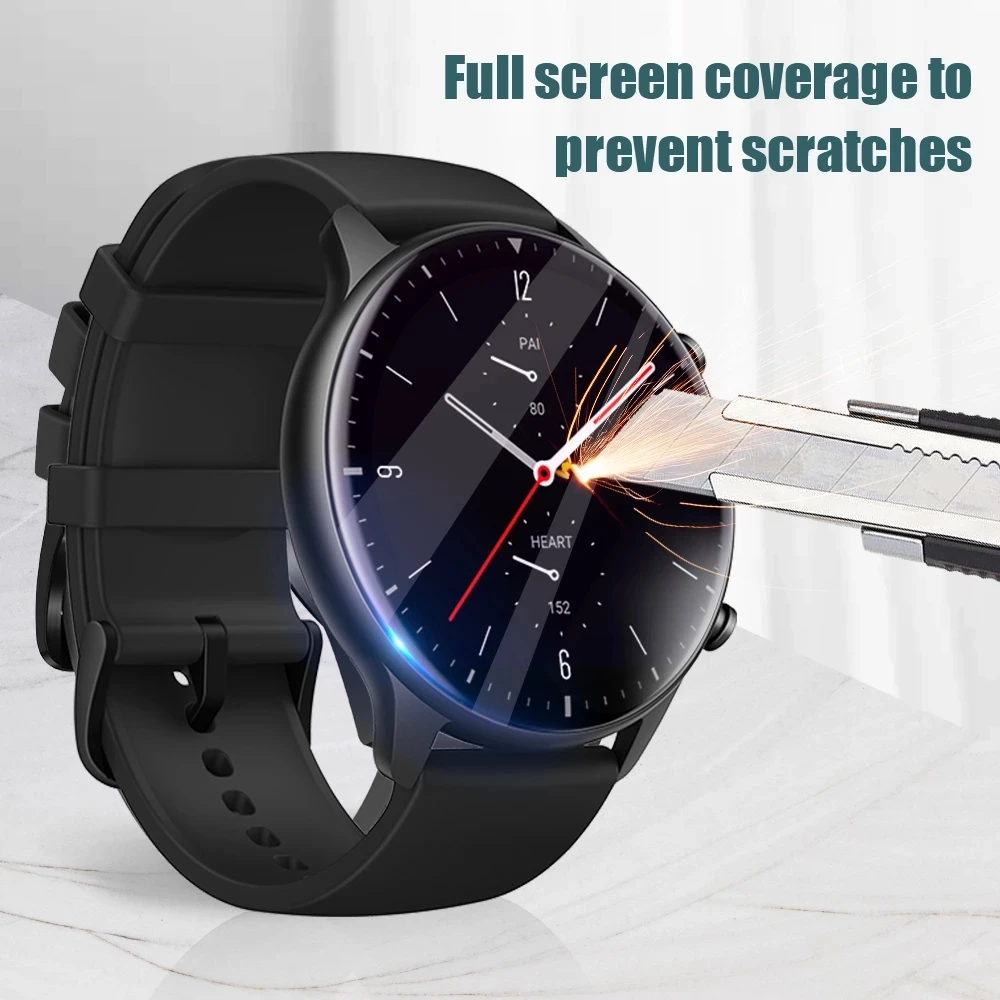 Защитная пленка из мягкого стекловолокна для смарт-часов Amazfit GTR 2 2e GTR2 GTR2e GTR3 3 Pro |