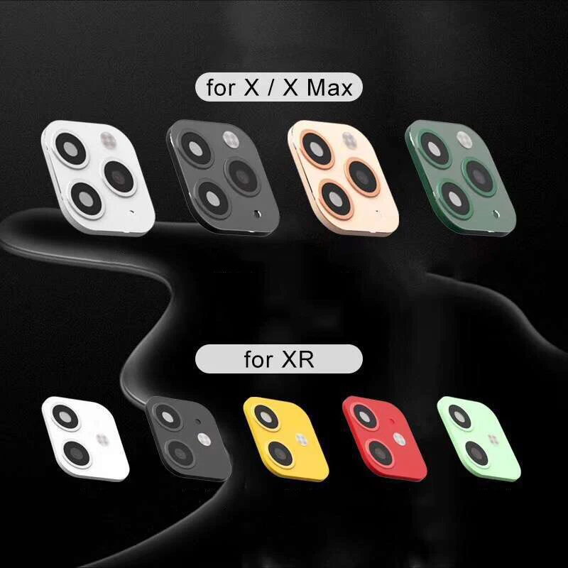 Наклейка на объектив для iPhone XR/XS чехол камеры с секундной сменой поддельная