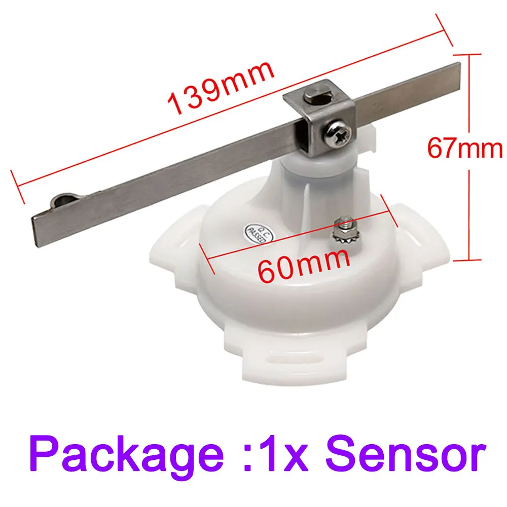 Водонепроницаемый индикатор угла руля лодки 52 мм 0-190 Ом с датчиком угла поворота руля, датчик угла руля 12 В 24 В, 8 цветов по индивидуальному заказу