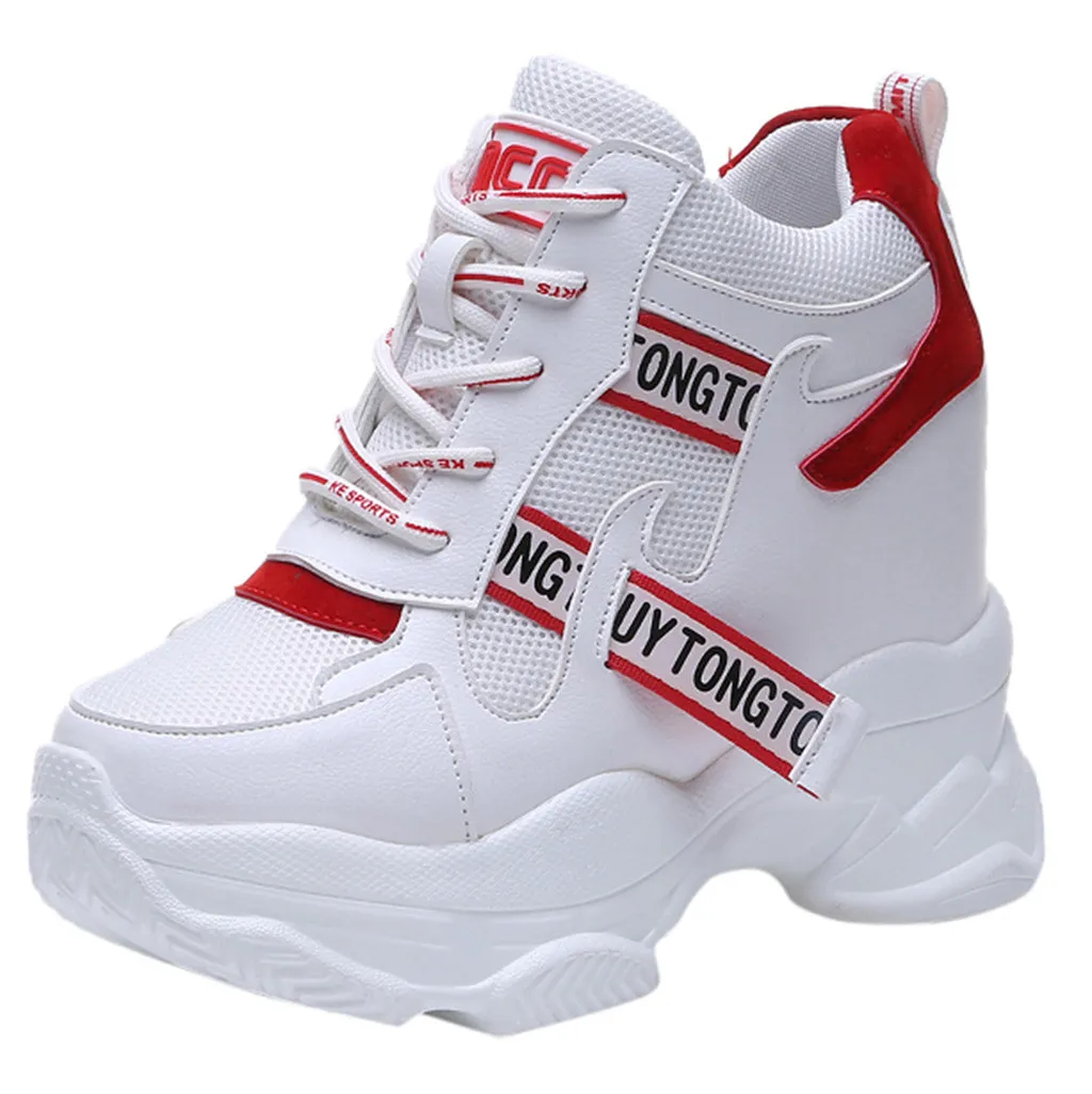 Кроссовки SAGACE женские модные белые высокие нескользящие ботильоны с высоким